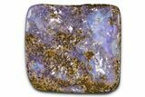 Blue Boulder Opal Split Pair - Queensland, Australia #381624-1